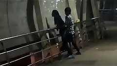 Public sex on mumbai bridge by young Indian couple
