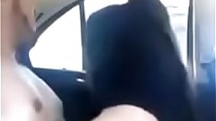 Desi Punjabi speaking American-Indian sikh teen couple fucking in car. Girl says '_inna pasina Aya mainu'_