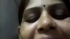 Indian aunty selfie video